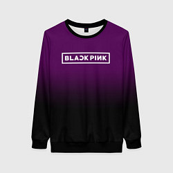 Женский свитшот Black Pink: Violet Gradient