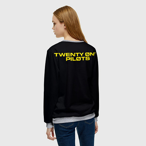 Женский свитшот Twenty One Pilots: Trench / 3D-Меланж – фото 4
