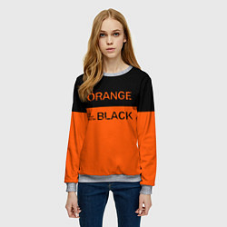 Свитшот женский Orange Is the New Black цвета 3D-меланж — фото 2