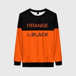 Свитшот женский Orange Is the New Black, цвет: 3D-черный