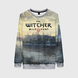 Свитшот женский The Witcher 3: Wild Hunt, цвет: 3D-меланж