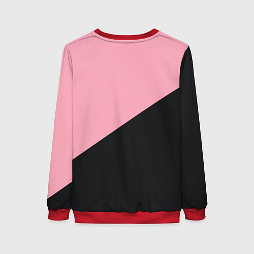 Женский свитшот Black Pink / 3D-Красный – фото 2