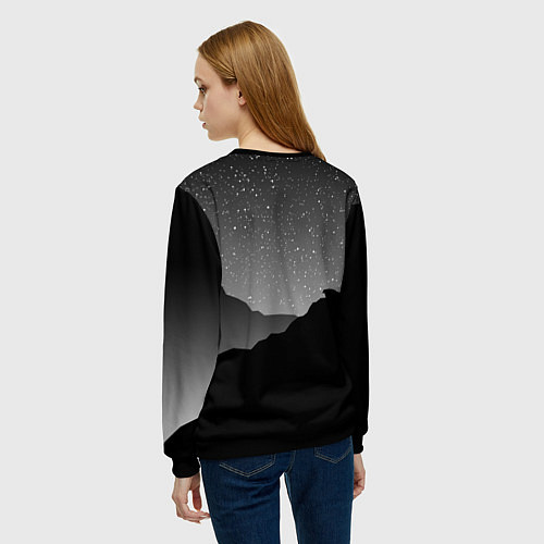 Женский свитшот TES: Nightmare / 3D-Черный – фото 4