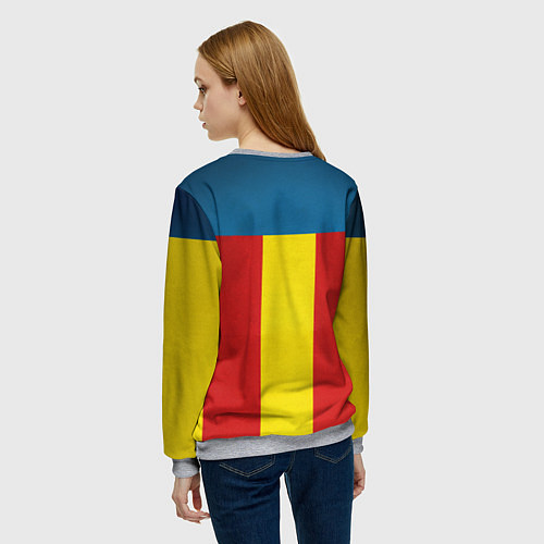 Женский свитшот Valencia C.F. / 3D-Меланж – фото 4