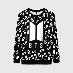 Свитшот женский BTS: Black Style, цвет: 3D-черный