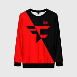 Женский свитшот FaZe Clan: Red & Black