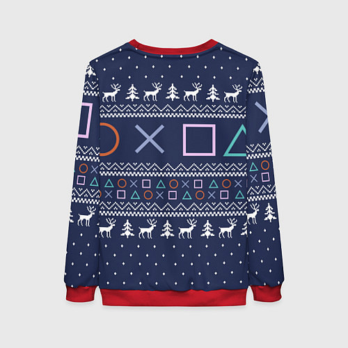 Женский свитшот Winter PS / 3D-Красный – фото 2