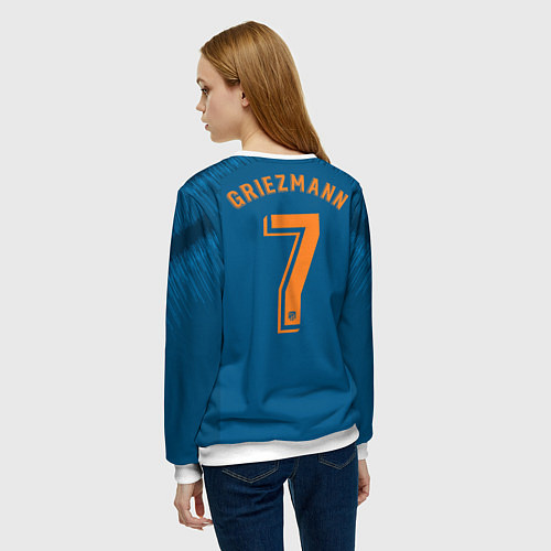 Женский свитшот Griezmann alternative 18-19 / 3D-Белый – фото 4