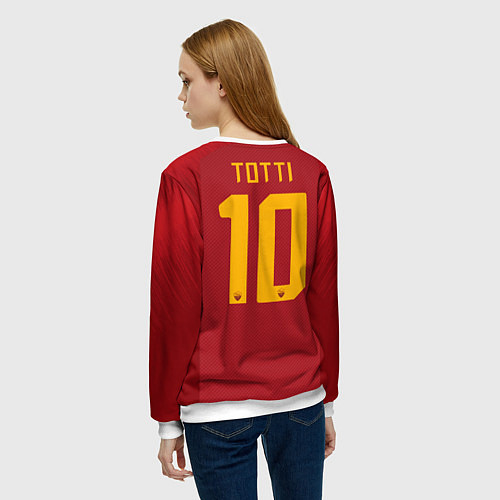 Женский свитшот Totti legend 18-19 / 3D-Белый – фото 4