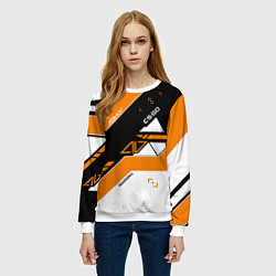 Свитшот женский CS:GO Asiimov Inverted, цвет: 3D-белый — фото 2