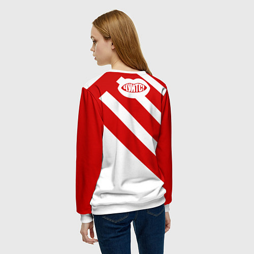 Женский свитшот GONE Fludd / 3D-Белый – фото 4