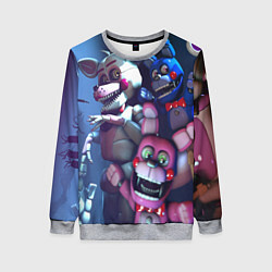 Свитшот женский Five Nights at Freddys, цвет: 3D-меланж