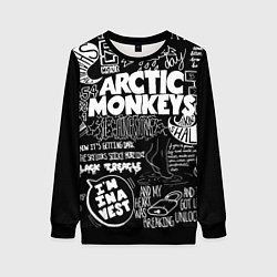 Свитшот женский Arctic Monkeys: I'm in a Vest, цвет: 3D-черный