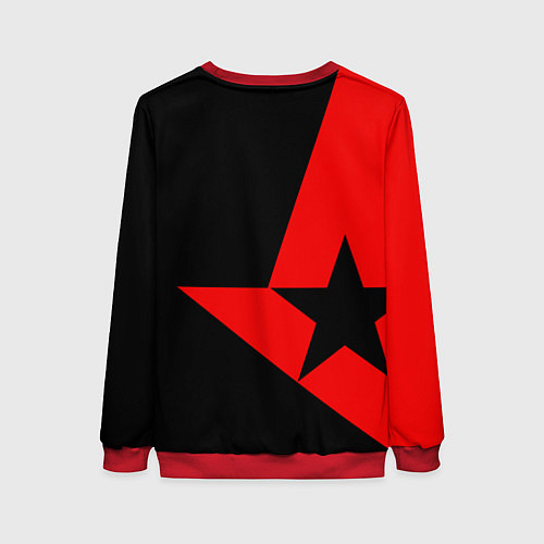 Женский свитшот Astralis: Cybergaming / 3D-Красный – фото 2