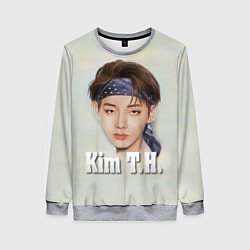 Свитшот женский BTS Kim T.H., цвет: 3D-меланж