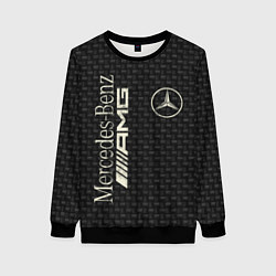 Свитшот женский Mercedes AMG: Dark Side, цвет: 3D-черный