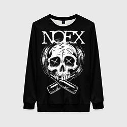 Женский свитшот NOFX Skull