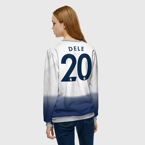 Женский свитшот FC Tottenham: Dele Alli Home 18-19 / 3D-Меланж – фото 4