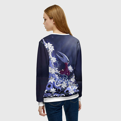 Женский свитшот Hollow Knight / 3D-Белый – фото 4