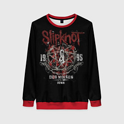 Свитшот женский Slipknot 1995, цвет: 3D-красный