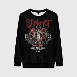 Свитшот женский Slipknot 1995, цвет: 3D-черный