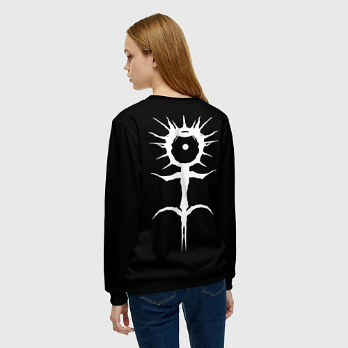 Женский свитшот Ghostemane / 3D-Черный – фото 4