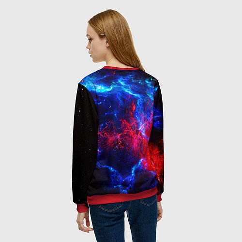 Женский свитшот IMAGINE DRAGONS / 3D-Красный – фото 4