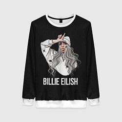 Свитшот женский BILLIE EILISH, цвет: 3D-белый