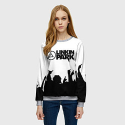 Свитшот женский LINKIN PARK, цвет: 3D-меланж — фото 2