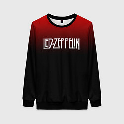 Свитшот женский Led Zeppelin, цвет: 3D-черный