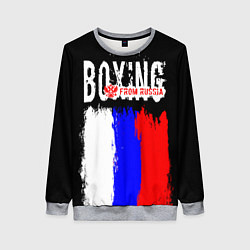 Женский свитшот Boxing from Russia