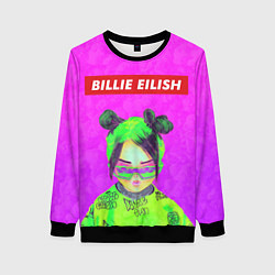 Свитшот женский Billie Eilish, цвет: 3D-черный