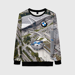 Свитшот женский BMW city, цвет: 3D-черный