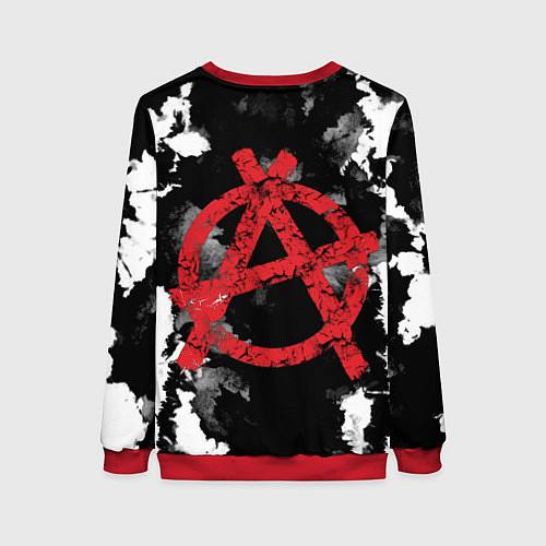 Женский свитшот Князь Анархия спина / 3D-Красный – фото 2
