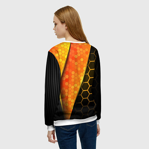 Женский свитшот Mass Effect N7 / 3D-Белый – фото 4