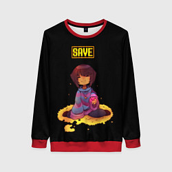 Свитшот женский UNDERTALE FRISK, цвет: 3D-красный