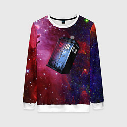 Свитшот женский Doctor Who, цвет: 3D-белый