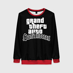 Свитшот женский GTA San Andreas, цвет: 3D-красный