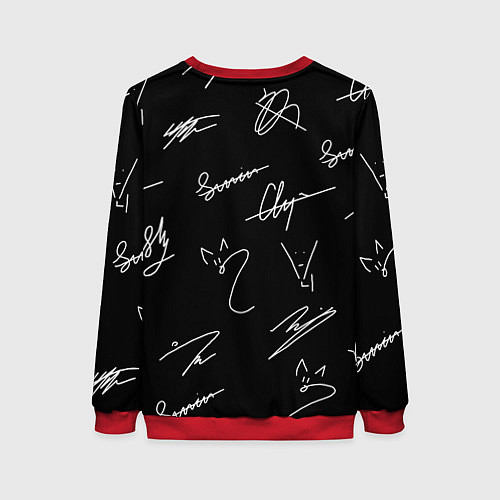 Женский свитшот STRAY KIDS / 3D-Красный – фото 2