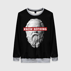 Женский свитшот Ничего Не Знаю
