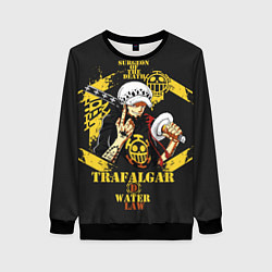 Свитшот женский One Piece Trafalgar Water, цвет: 3D-черный