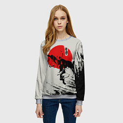 Свитшот женский Kyokushinkai Karate, цвет: 3D-меланж — фото 2