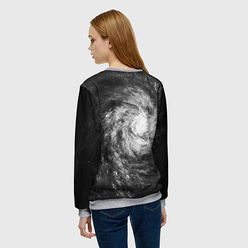 Женский свитшот NASA / 3D-Меланж – фото 4