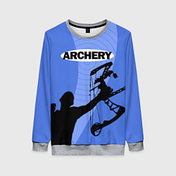 Свитшот женский Archery, цвет: 3D-меланж