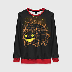 Свитшот женский My Neighbor Totoro, цвет: 3D-красный