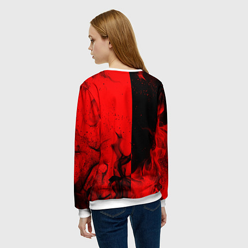 Женский свитшот АлисА / 3D-Белый – фото 4