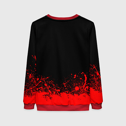 Женский свитшот АлисА / 3D-Красный – фото 2