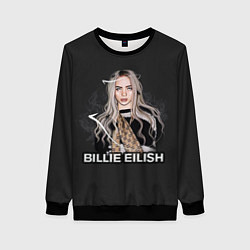 Свитшот женский BILLIE EILISH, цвет: 3D-черный