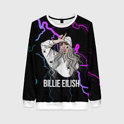 Свитшот женский BILLIE EILISH, цвет: 3D-белый