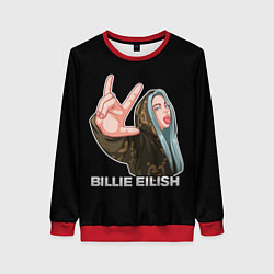 Свитшот женский BILLIE EILISH, цвет: 3D-красный